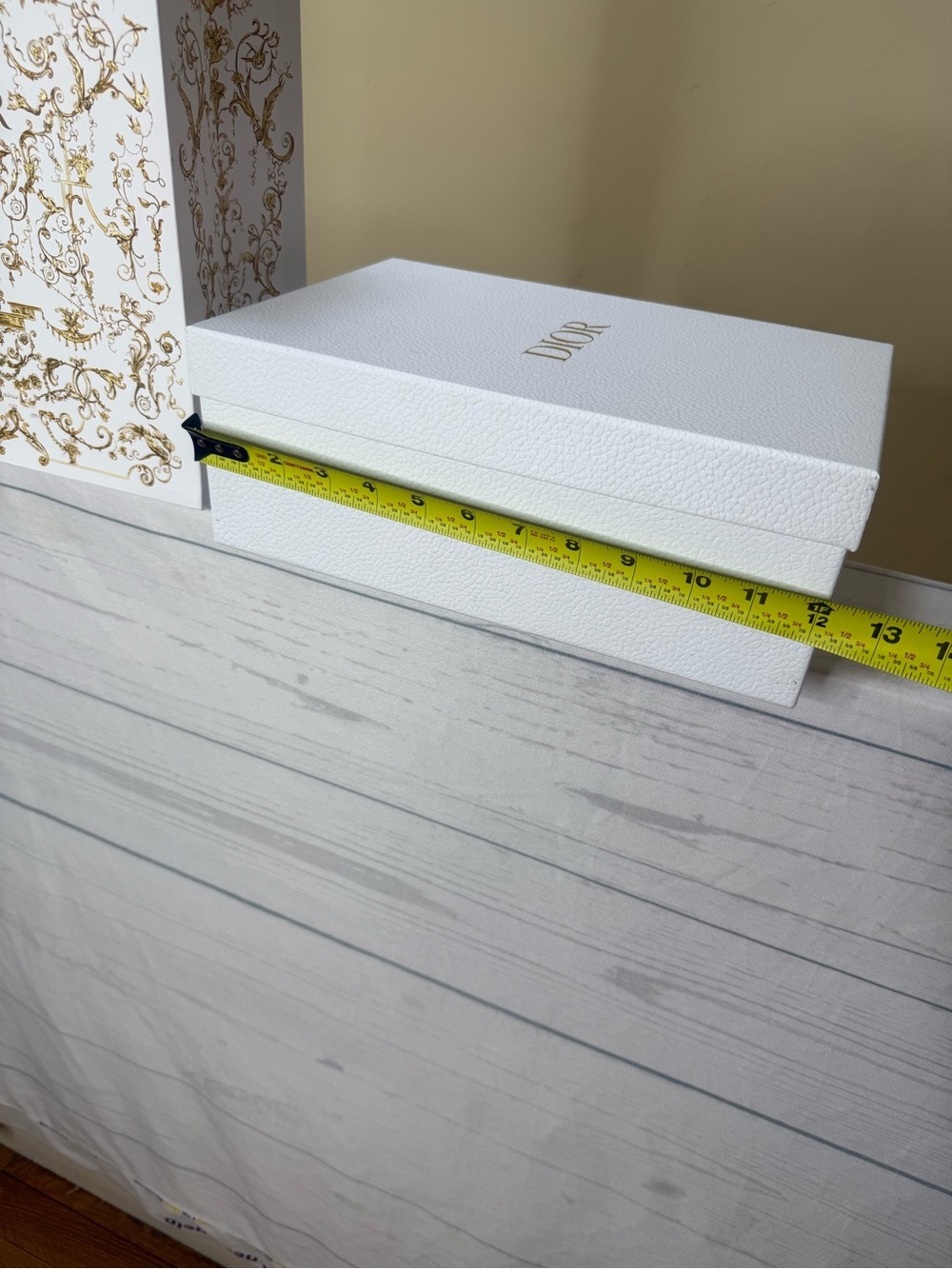 Dior White Empty Shoe Box and Shopping Bag - Picture 7 of 11